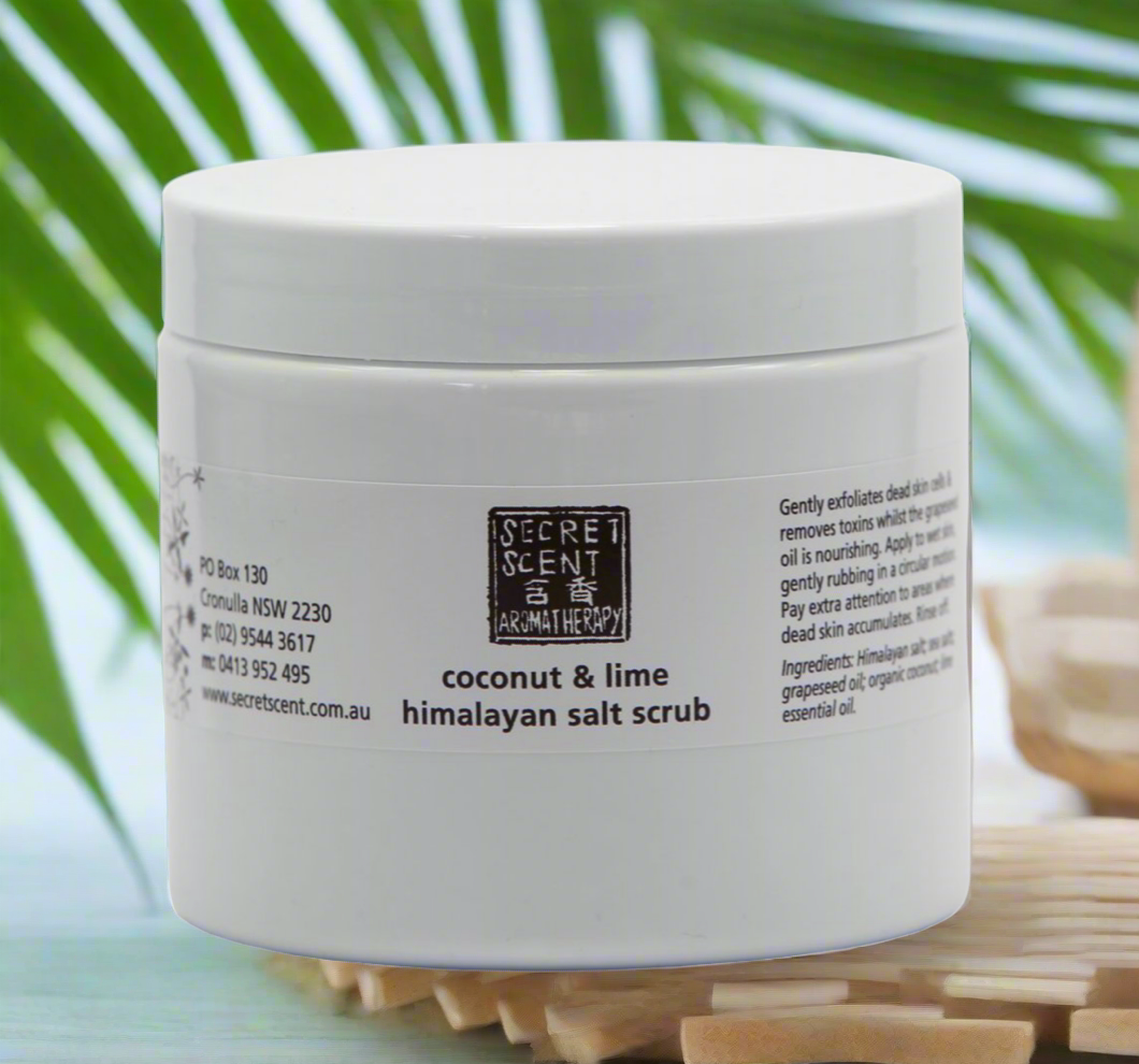 Coconut and Lime Himalayan Salt Scrub
