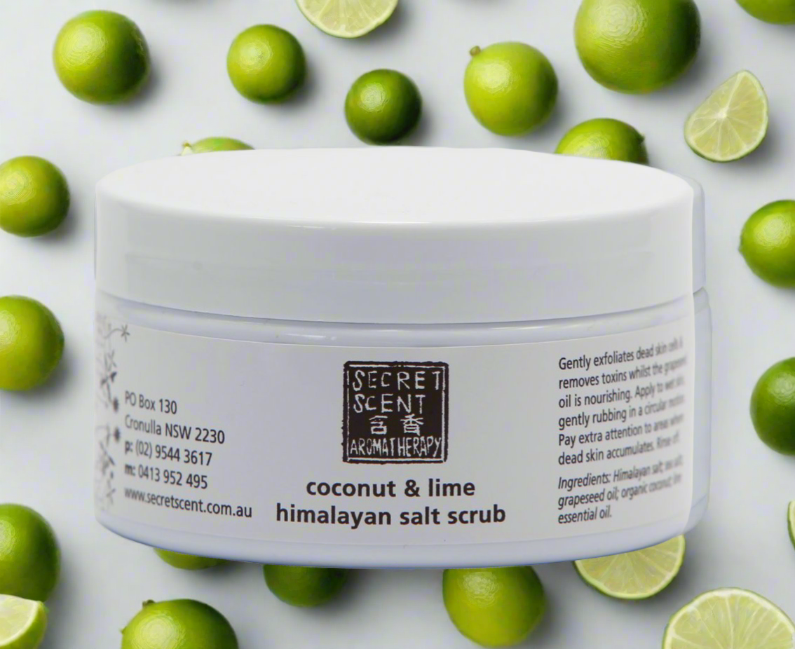 Coconut and Lime Himalayan Salt Scrub