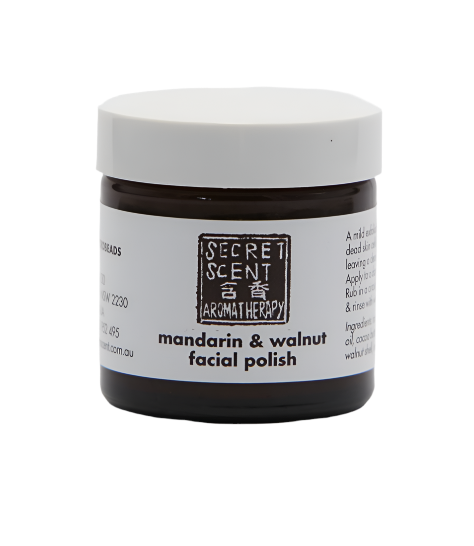 Mandarin and Walnut Facial Polish