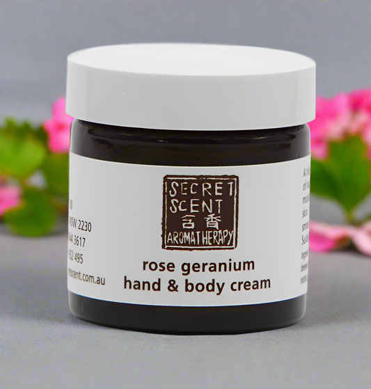 Rose Geranium Hand and Body Cream