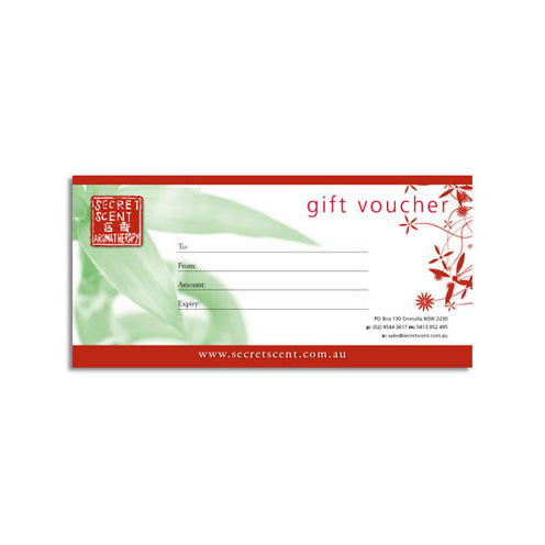 Secret Scent Gift Voucher