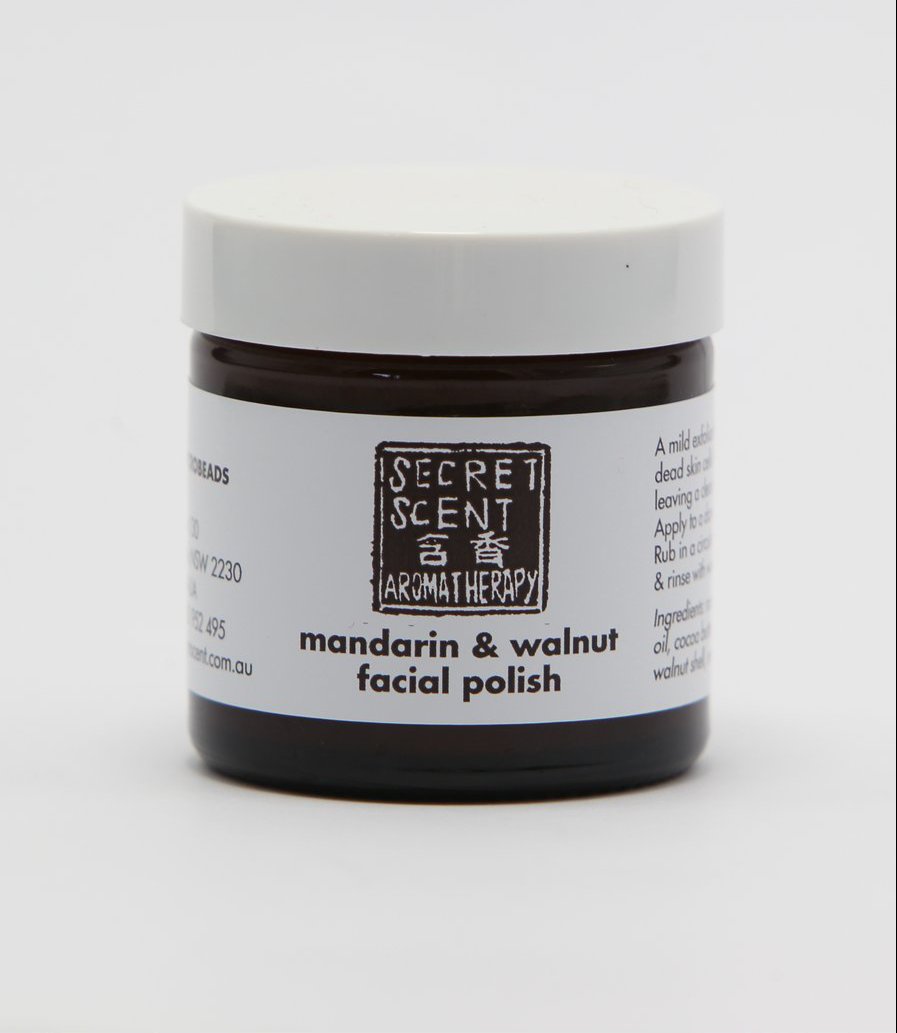 Mandarin and Walnut Facial Polish