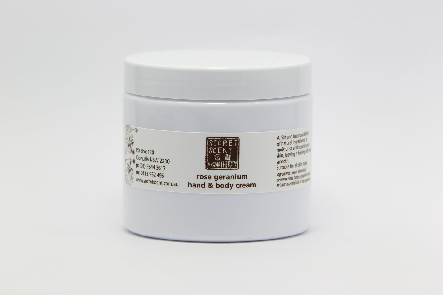 Rose Geranium Hand and Body Cream